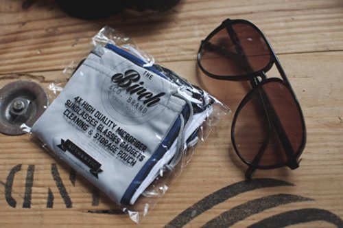 Birch THE CO. BRAND 4X Microfiber Sunglasses Glasses Gadgets Cleaning & Storage Pouch