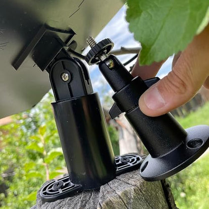 Tonton 4 Pack Blink Outdoor Camera Mount, 360° Adjustable Wall Mount Bracket for Blink Outdoor 4 (4th Gen) / (3rd Gen), Blink XT / XT2, Blink Mini, Universal Camera Wall Mount Holder, Black - size: Wall Mount*4