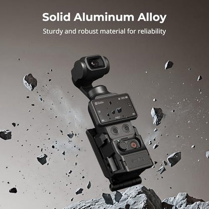SmallRig Magnetic Mount Desktop Stand for DJI Osmo Pocket 4P / 4/3, Adjustable Backplate Aluminum Expansion Adapter, with 1/4"-20 Locating Holes, Cold Shoe Mount, Plate for Arca-Swiss Tripod - 6003