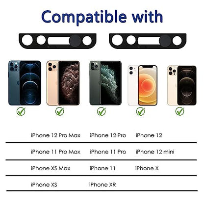 Camera Basic Cover Protector, Lens Cover Compatible with iPhone X/XS/XR/XS Max/11/11 Pro/11 Pro Max/12/12 Mini /12Pro /12Pro Max,Camera Lens Protector Protect Privacy and Security