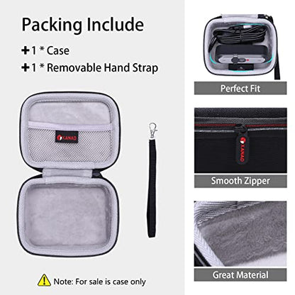 XANAD Webcam Case for Logitech/NexiGo/Anker HD 1080P Webcam，fit Logitech C920/ C930e/C922 /C270/NexiGo N60/NexiGo N930AF - Carrying Organizer Storage Bag
