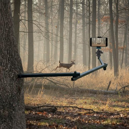 Tree Stand Phone Mount for Hunting,Camera Arm for Hunting,Treestand Phone Holder for Self Filming Hunts, Compatible Gopro,Trail Camera, iPhone, Mevo Start