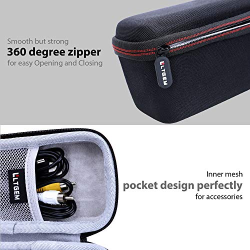 LTGEM Camcorder Cases Compatible with Kimire/SEREE/LOENTIR/VETEK/OLESIT Video Camera Camcorder(Inside: 6.4"x2.8"x3.3"), Case Only