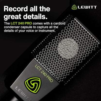 LEWITT LCT 240 Pro Large Diaphragm Condenser Mic - color: Black