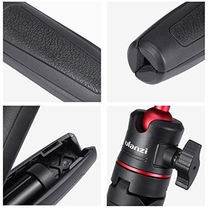 ULANZI MT-08 Extension Pole Tripod, Mini Selfie Stick Stand Handle Grip for Luna Pocket 3 4 Xtra Muse iPhone Pro Max Smartphone Canon G7X Mark III Sony ZV-1 RX100 VII A6400 A6600 Cams Vlogging - color: Black