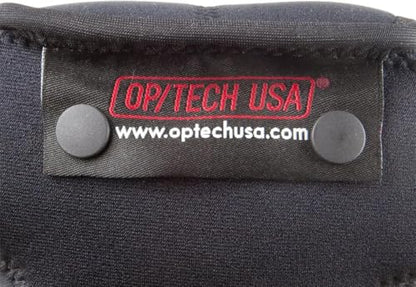 OP/TECH USA Soft Pouch – Compact digital camera case, lightweight accessories pouch, sleek neoprene sleeve for DSLR, perfect for backpacks & travel – durable protection in style | D-M 4/3 | Black - color: Black, style: D-m 4/3