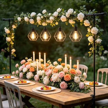 Adjustable Photography Backdrop Stand 98.5in*47.25in - color: Dark-black