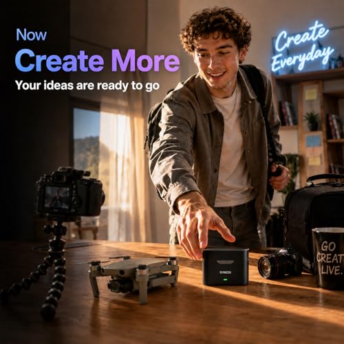 SYNCO AI Mini Wireless Lavalier Microphone for Android USB-C Creators | AI Translation & Instant Summaries, AI Noise Reduction and Mind Maps, Save Time for Vlogs, Interviews, Meetings, Travel