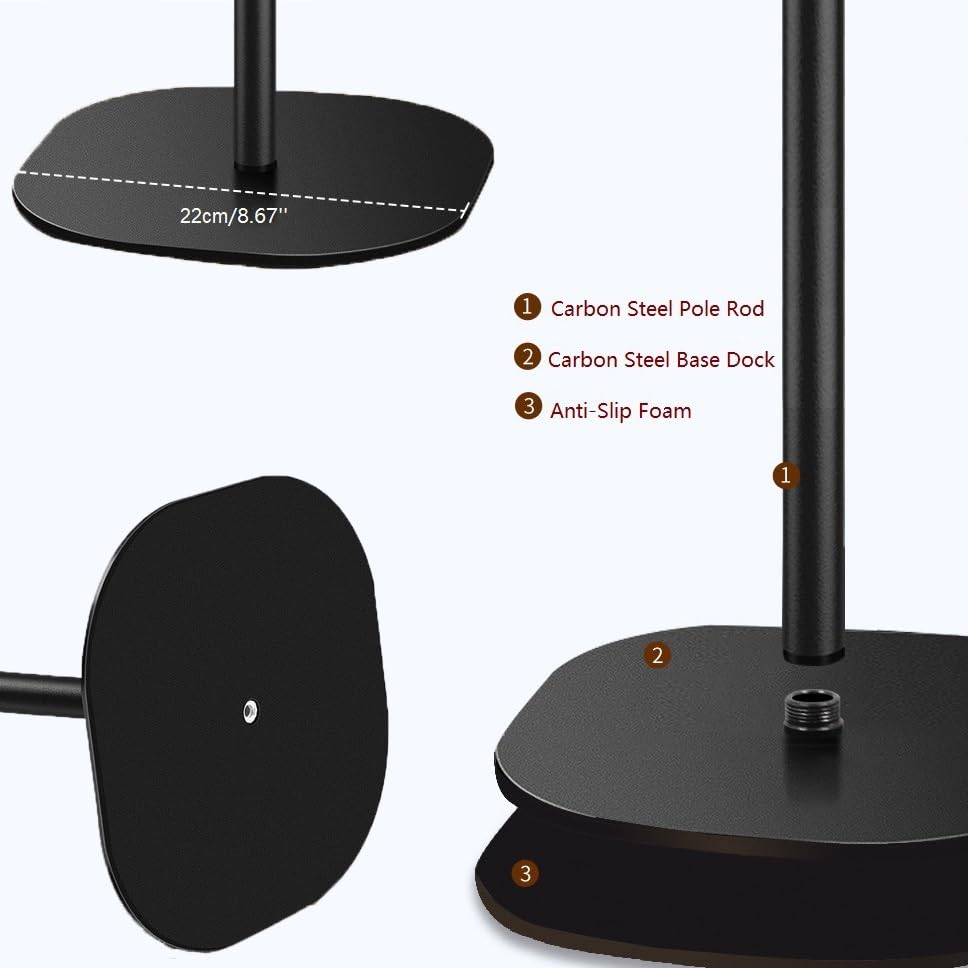 Heavy-Duty Webcam Stand, 18-inch Tabletop Webcam Tripod Holder Compatible with OBSBOT Tiny 3 / Tiny 3 Lite/Tiny 2/ Tiny SE/Meet 2 / Meet SE/Meet/Tail Air/Tail 2 Webcams