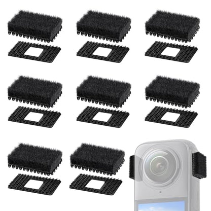 Mic Wind Muff for Insta360-8Pcs Wind Muff for Insta360 X3 X4, Premium Wind Noise Reduction Cover for Crisp Audio, Easy Installation and Durable Design, Compatible X3 or X4 Camera - size: Furry cover (4pcs)