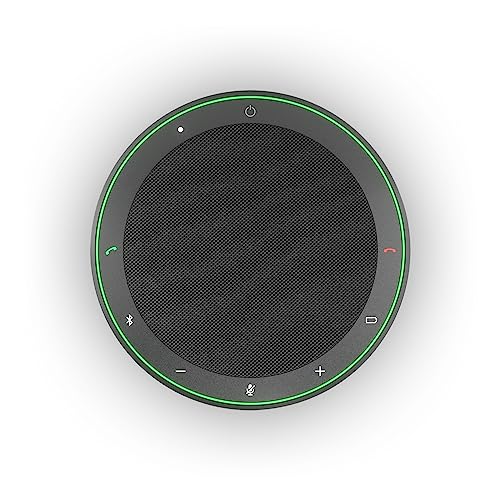 Jabra Speak2 75 SE (Second Edition) Wireless Bluetooth Speakerphone - 4 Noise-Cancelling Mics, 65mm Speakers - New Linking Feature - USB-A Dongle - Works with Zoom and Google Meet - Dark Grey - size: Bluetooth & USB-A Adapter, style: All Platforms