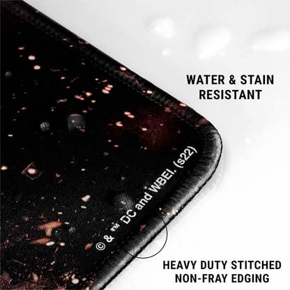 Skinit Large Gaming Mouse Pad - Officially Licensed The Dark Knight Rises Design with Stitched Edges, Waterproof, Non-Slip Rubber Base, Desk Mat for Keyboard & Mouse, 31.5" x 11.8" inches - color: Black - DRKNTR02, size: 31.5" x 11.8"