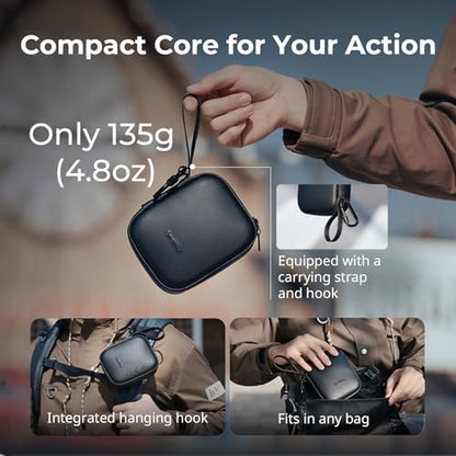 SMALLRIG Action Camera Bag for DJI Osmo Action 6/5 Pro, Camera Case can hold 4 TF cards, 2 Batteries, 1 Action Camera with Cage and 1 Adapter, for GoPro Hero 13/12/11/10, for Insta360 Ace Pro 2-5917