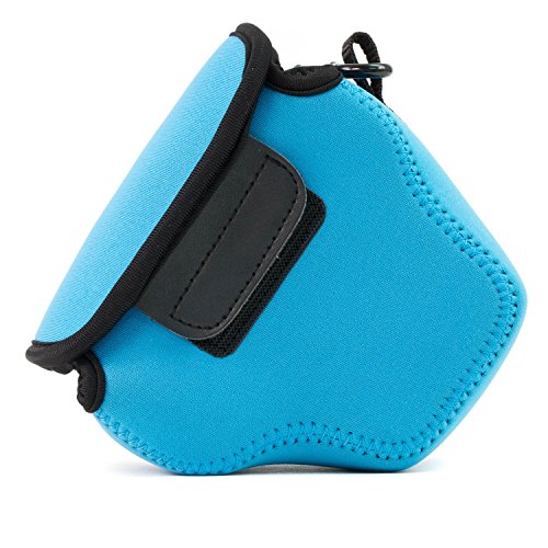 MegaGear MG506 Ultra Light Neoprene Camera Case compatible with Canon PowerShot SX420 IS, SX540 HS, SX410 IS, SX530 HS - Blue - color: Blue