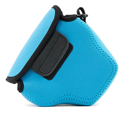 MegaGear MG506 Ultra Light Neoprene Camera Case compatible with Canon PowerShot SX420 IS, SX540 HS, SX410 IS, SX530 HS - Blue - color: Blue
