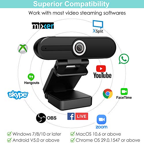 UHD 4K Webcam with Microphone: 8MP USB Computer Web Camera with Privacy Shutter and Tripod, External Webcam Pro Streaming Webcams PC Cam w/Mic Noise Reduction for Winsdows Mac OS Desktop Laptop - style: 4K Webcam with Cover & Tripod