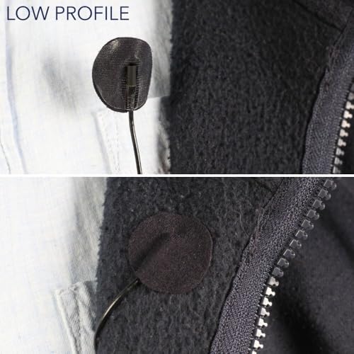 URSA Soft Circles - 15 Pack (Black) | Reusable Soft Lav Mic Covers with 30 Stickies | Mini Windshield, Clothing Rustle Reduction & Camouflage for Lavalier Microphones | Low-Profile, Skin-Safe, Durable - color: MultiColour, size: Multicolour Pack of 15