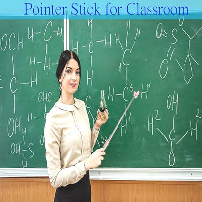 Extendable Teacher Pointer - Versatile, Adjustable, Ergonomic Teaching Aid & Presentation Tool for Classroom & Meetings（1 Colors） - color: 1 Color