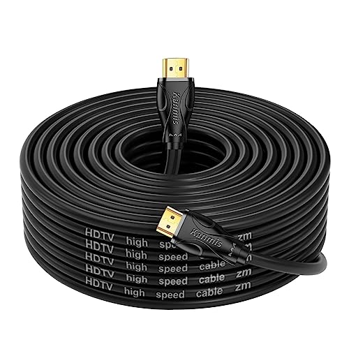 4K HDMI Cable 40ft, High Speed 2.0 Cables &4K@60Hz 2K 1080P, High Speed Gold Plated Connectors hdmi Cord, Compatible with PlayStation Arc PS3 PS4 PC HDTV - size: 40FT