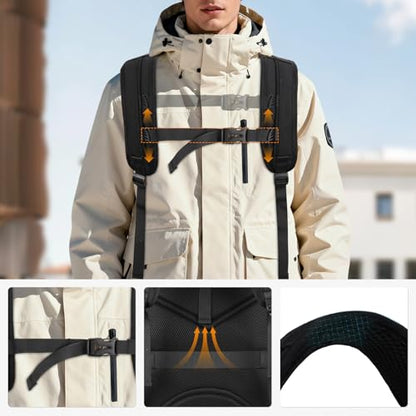 MOSISO Camera Backpack with Camera Bag Insert, Photography Backpack with Expandable Roll Top Compartment, Soft Camera Padded Bag Insert with Rain Cover&Shoulder Straps for Canon/Nikon/Sony, Black