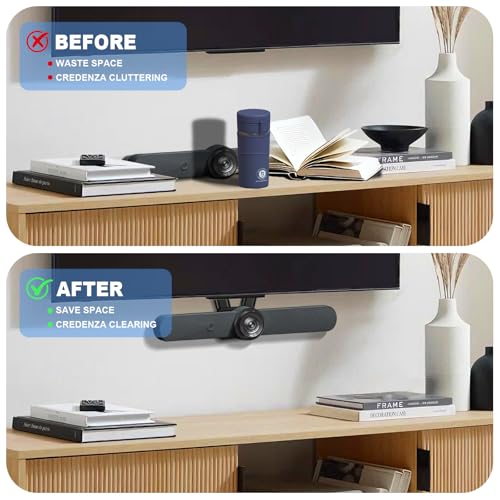 939-001498 TV Mount for Logitech MeetUp HD Video and Audio Conferencing System, TV Mount Compatible with Logitech MeetUp, VESA Standard with Alternating 8mm and 6mm Holes, Part Number 939-001498