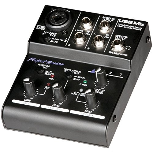 Art Pro Audio USB Mix 3-Channel Mixer and USB Audio Interface