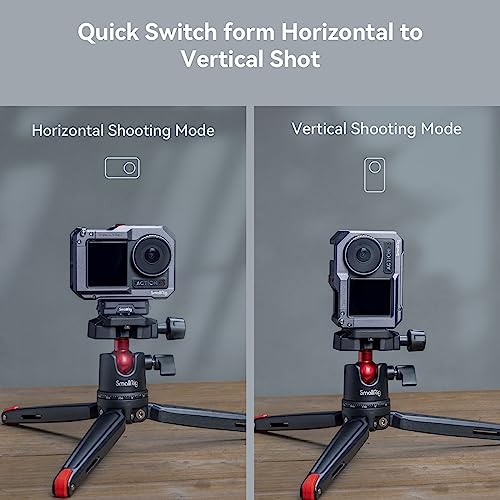 SmallRig Action 5 Pro Action 4 Action 3 Camera Cage for DJI, Protective Cage Compatible for DJI Mic, Protective Frame for Osmo Action 5 Pro Action 4 Action 3-4119C