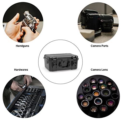Ant Mag Waterproof Hard Case with Customizable Foam - Large Interior 16.9"x11.4"x7.25" - Heavy Duty Storage & Travel Case for Professional Equipment, Tools, Camera, Drone - style: 16.9*11.4*5.7in/18liter