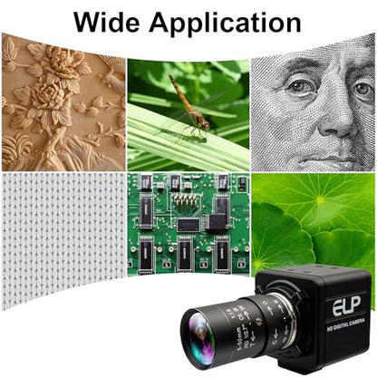 USB Camera 1080P High Speed 260fps 5-50mm 10X Optical Zoom Lens 2MP USB Webcam Manual Close up Zoom in and Out,UVC Computer Comference Golf Swing Camera for Raspberry Pi Windows Mac - color: 260fps USB Camera with 5-50mm Zoom Lens