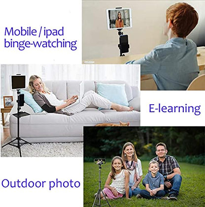 Tripod Stand, Mini Projector Stand,Lightweight Portable Projector Photography Stand Camera Tripod Adjustable Height 20" to 61" Floor Stand Holder, inculded 360° Rotatable Head Ball (Withstand 3pound) - size: 20-60in