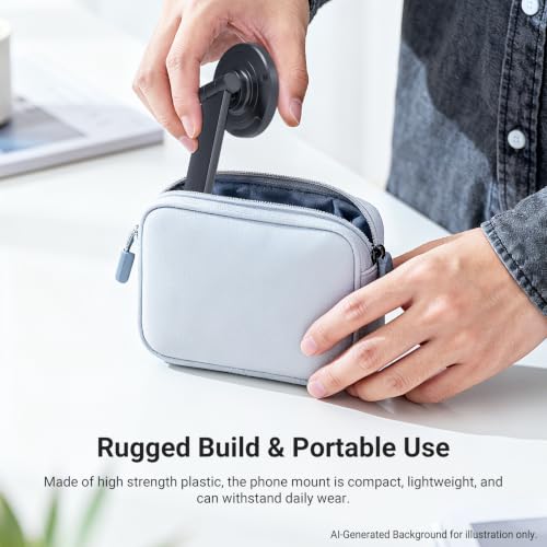 NEEWER Entry Level Version Magnetic Phone Holder Tripod Mount Adapter, 360° Compact Lightweight Portable Compatible with MagSafe iPhone Samsung Android for Video Recording, PA153 - style: PA153