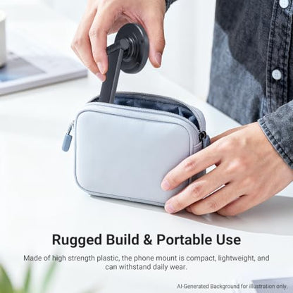 NEEWER Entry Level Version Magnetic Phone Holder Tripod Mount Adapter, 360° Compact Lightweight Portable Compatible with MagSafe iPhone Samsung Android for Video Recording, PA153 - style: PA153