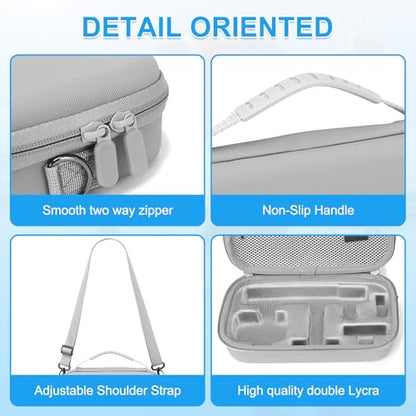 Carry Case for Insta360 Go Ultra Accessories, Insta 360 Go Ultra Portable Travel Bag with Shoulder Strap Hard Case for Protection, Organization, and Storage, Water-Resistance