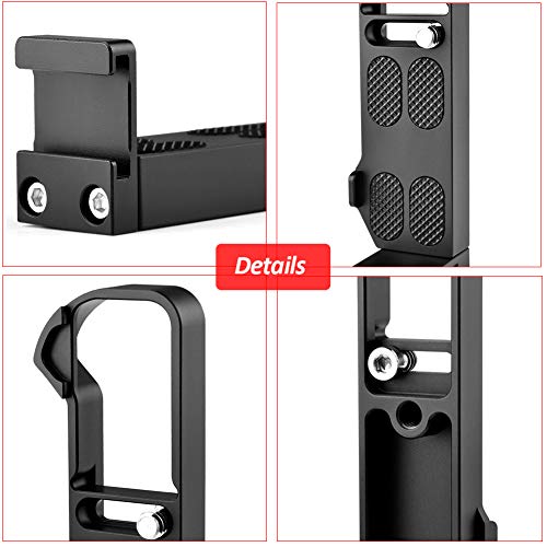 Easy Hood Camera Extension Base Plate for Canon G7X Mark III and Mark II | Aluminum Alloy Camera Plate,Video Shooting,Vlogging Accessories, Microphone Light Bracket with Cold Shoe Mount