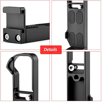 Easy Hood Camera Extension Base Plate for Canon G7X Mark III and Mark II | Aluminum Alloy Camera Plate,Video Shooting,Vlogging Accessories, Microphone Light Bracket with Cold Shoe Mount
