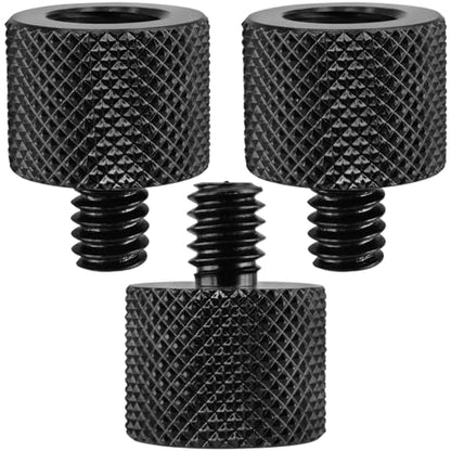 Camera Screw Converter 1/4" to 3/8" Tripod Screw Adapter, BENACES 3-Piece 1/4" Male to 3/8" Female Threaded Nut Connector, 1/4Inch Male Screw to 3/8Inch Female Threaded Adapter (1/4" to 3/8") - style: 1/4" male to 3/8" female