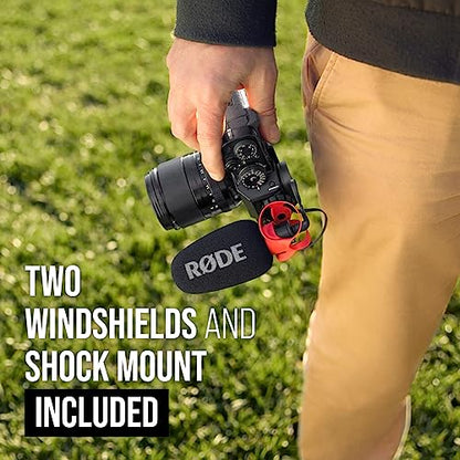RØDE VideoMicro II Ultra-Compact On-Camera Shotgun Microphone for Recording Audio with a Camera or Mobile Device