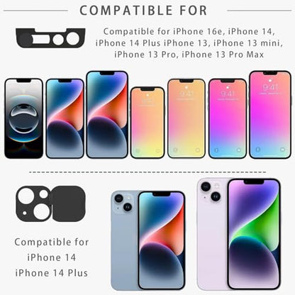 Privacy Cover Compatible for iPhone 14 /iPhone 14 Plus Front Camera Cover,Protect Privacy and Security But Not Affect Facial Recognition（2Pack）