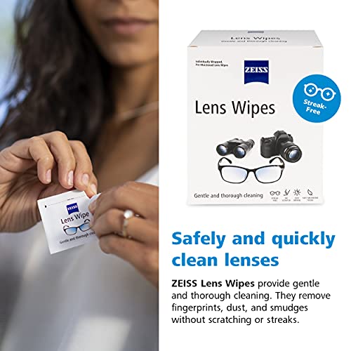 Zeiss Pre-Moistened Lens Cleaning Wipes, 400 count (Pack of 2) - size: 400 Count (Pack of 2)