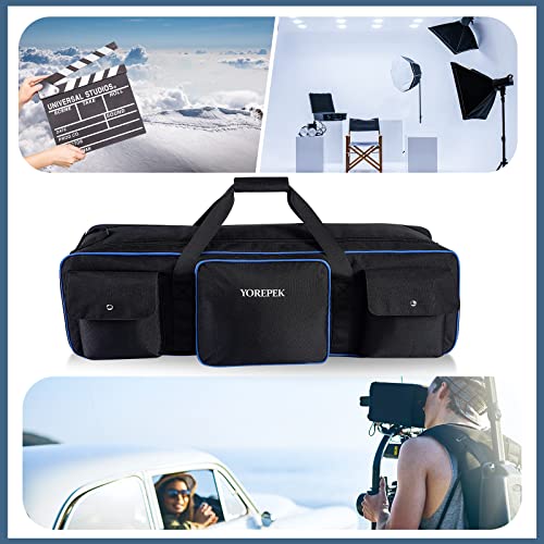 YOREPEK Tripod Carrying Case Bag 40.5", Resistant Light Stand Bag with 2 Protective Pads, Photo Studio Equipment Case fit Tripods Manfrotto, Monopods, Speaker Stands, Umbrellas, Accessories, Travel - color: 40.5*9.5*9.5