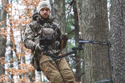 Fourth Arrow Camera Mounting Arm for Filming Hunts - Fourth Arrow Baton 2.0 Beginner Arm with Video Head for Small Cameras & Cell Phones, Lightweight & Durable, Easy to Use, Wide Range of Motion