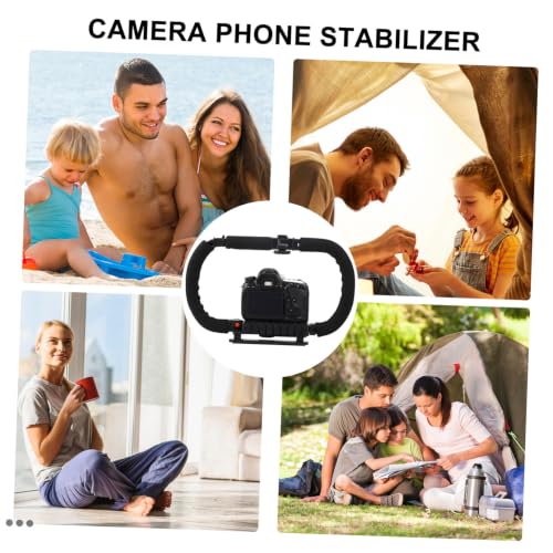 Artibetter Handheld DSLR Smartphone Stabilizer Grip with Dual-Sided Anti-Shake Support Bracket for Video Creators and Photographers