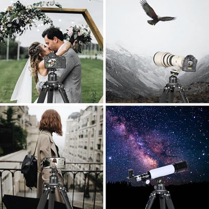 Low Profile Ball Head 52mm Tripod Head WEYLLAN DH52 Camera Head Mount, CNC Heavy Duty Ball Head with Two 1/4" Quick Release Plates, Panoramic Ballhead for Tripod, Monopod, DSLR, Max Load 66lbs /30kg - size: 52mm