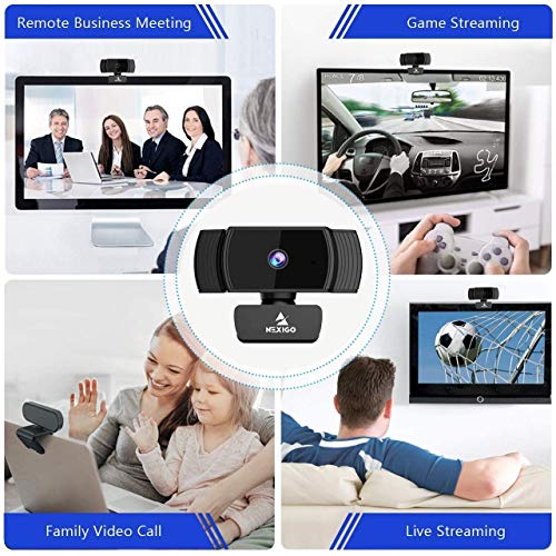 NexiGo N930AF 1080p Webcam with Microphone and Privacy Cover, AutoFocus, Noise Reduction, HD USB Web Camera, for Zoom Meeting YouTube Skype FaceTime, PC Mac Laptop Desktop (Renewed) - style: 1080P Webcam Autofocus