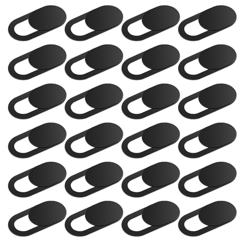 24PCS Camera Cover Slide, Ultra-Thin Phone Camera Cover Plastic Cameras Blocker Slider Webcam Covers for PC Smartphone Cell Phone Laptop Tablet Desktops to Protect Your Privacy and Security