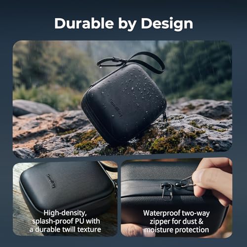 SMALLRIG Action Camera Bag for DJI Osmo Action 6/5 Pro, Camera Case can hold 4 TF cards, 2 Batteries, 1 Action Camera with Cage and 1 Adapter, for GoPro Hero 13/12/11/10, for Insta360 Ace Pro 2-5917