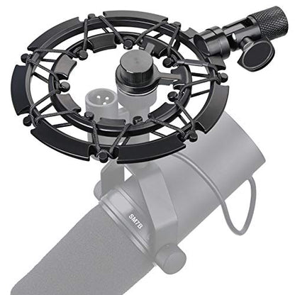 SM7B Shock Mount Reduces Vibration Noise Matching Mic Boom Arm Stand, Compatible for Shure SM7B Mic by YOUSHARES - color: Shock Mount for Shure SM7B