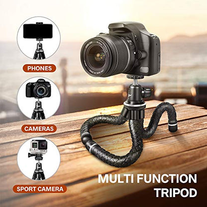 UBeesize 20'' Magnetic Selfie Stick Tripod for iPhone, MagSafe Tripod with 2-in-1 Phone Clamp & 1/4'' Screw Mount, Phone Tripod Stand with Remote - size: 20in
