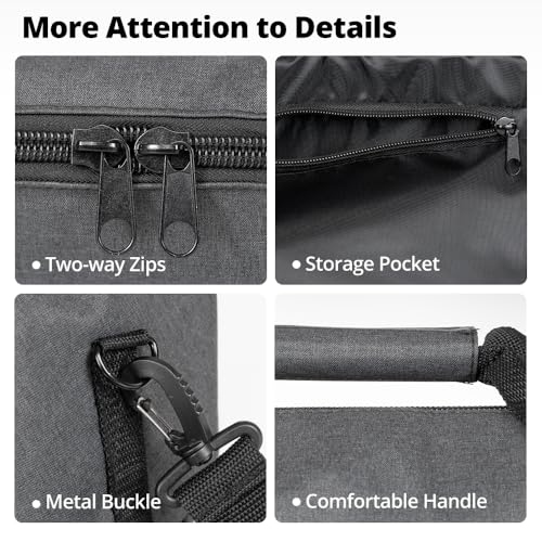 AMBITFUL Widened Version Tripod Carrying Case Bag 21/25/31/39/43/47/51/55/ for Light Stands,Boom Stand,Umbrella and Tripod Photography Accessories(43.3in(110cm)*Φ8.66in(22cm)) - color: 43.3in(110cm)*Φ8.66in(22cm)