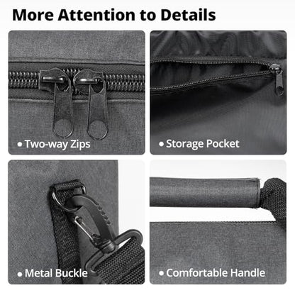 AMBITFUL Widened Version Tripod Carrying Case Bag 21/25/31/39/43/47/51/55/ for Light Stands,Boom Stand,Umbrella and Tripod Photography Accessories(43.3in(110cm)*Φ8.66in(22cm)) - color: 43.3in(110cm)*Φ8.66in(22cm)